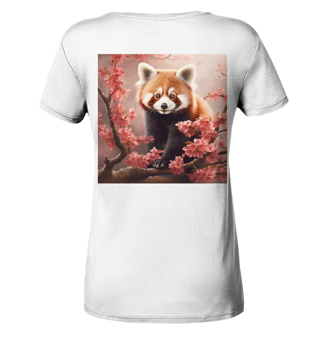 Red panda - Ladies Organic Shirt