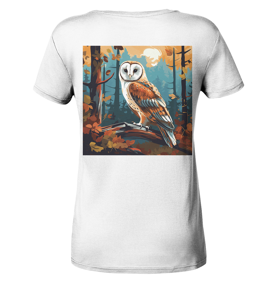 Barn owl - Ladies Organic Shirt