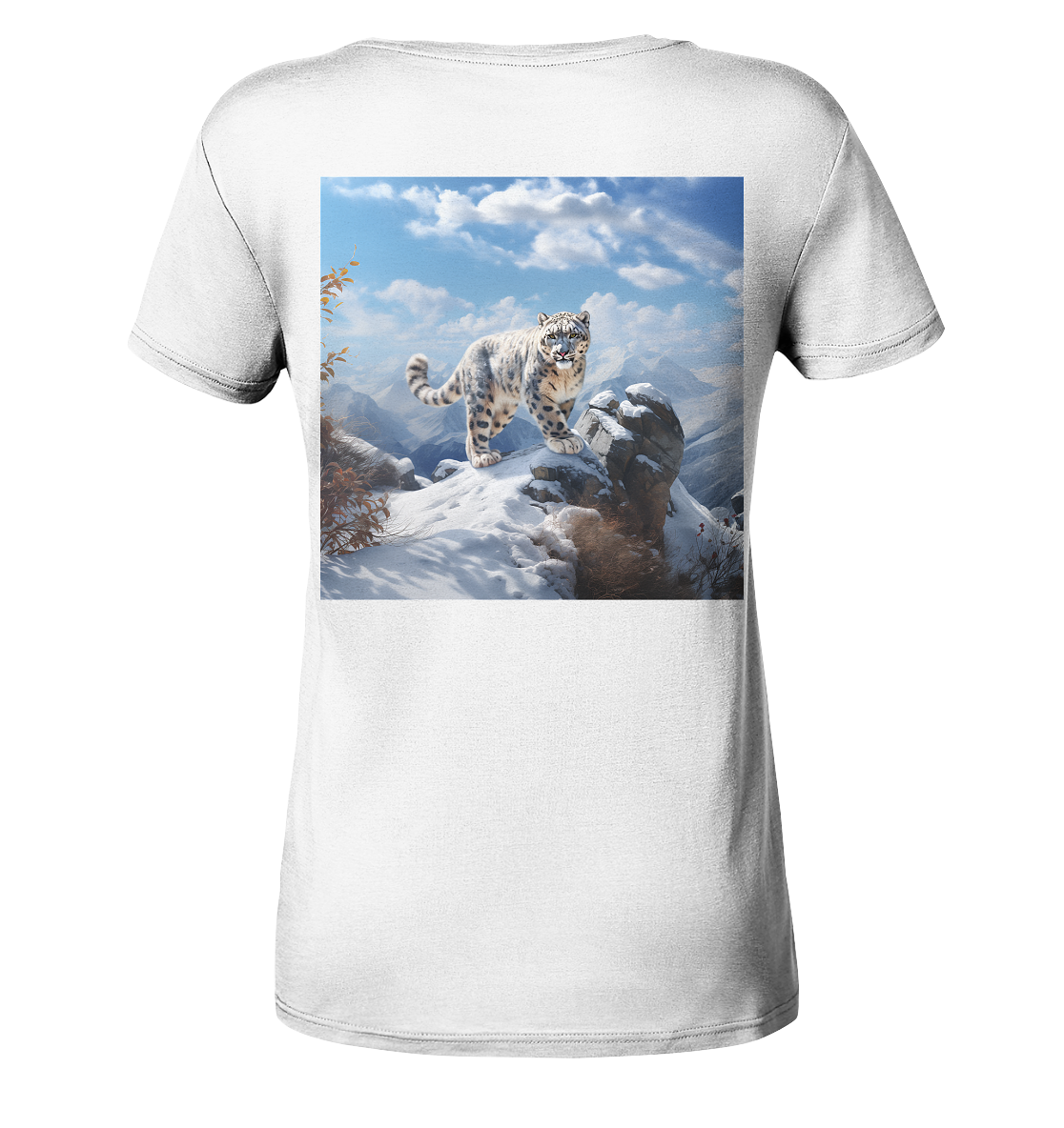 Snow Leopard - Ladies Organic Shirt