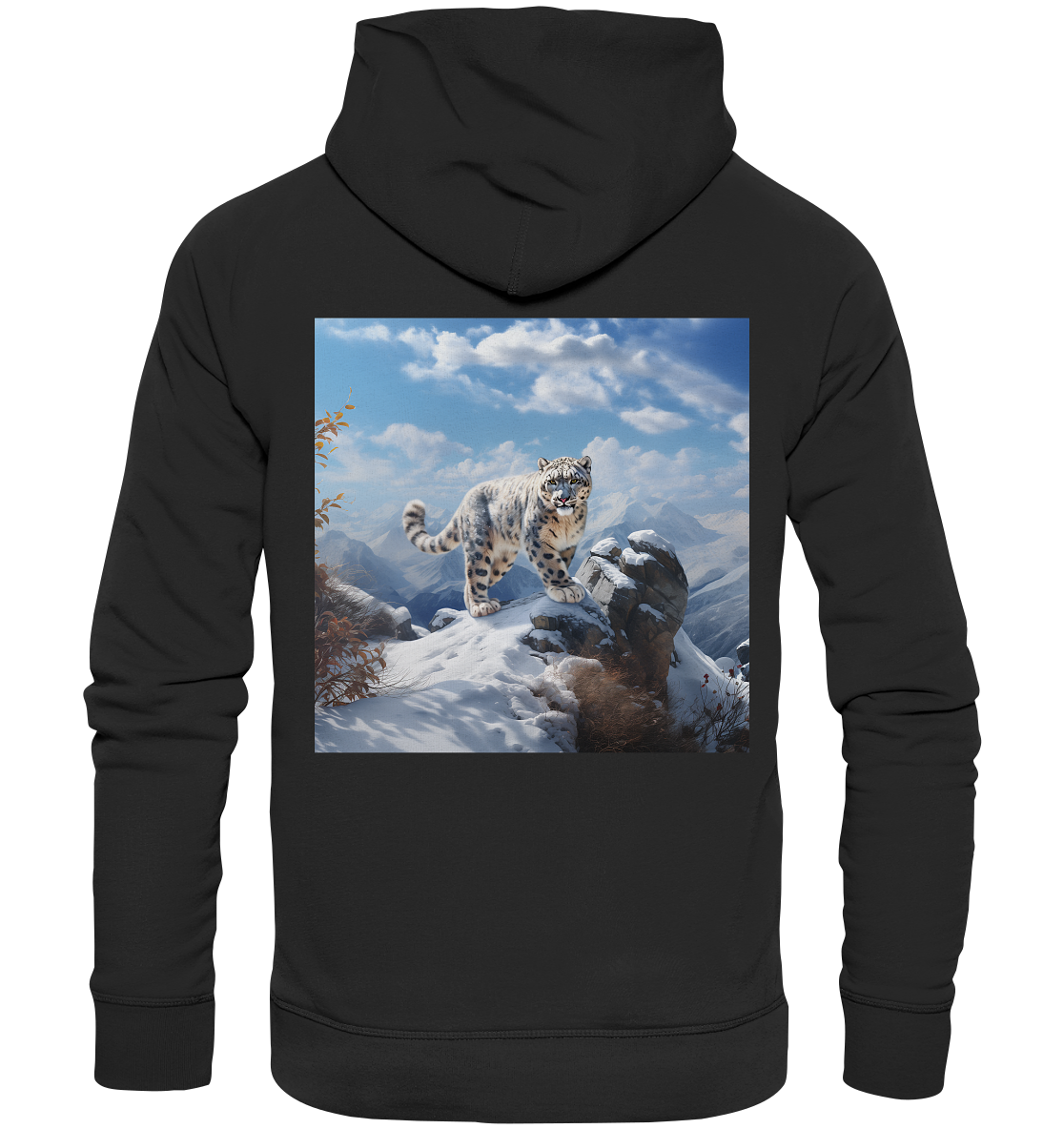Snow Leopard - Organic Hoodie