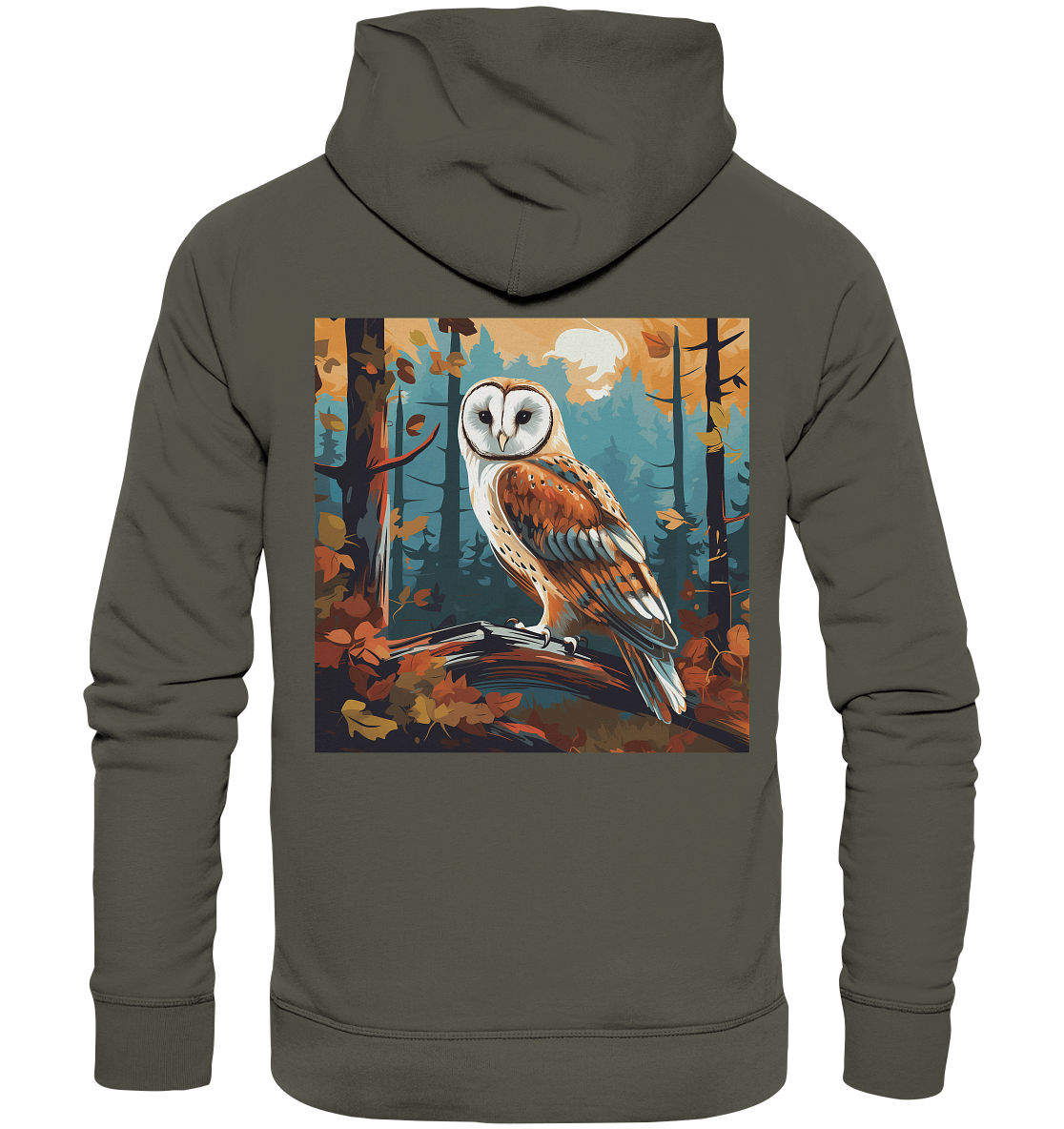 Barn owl - Organic Hoodie