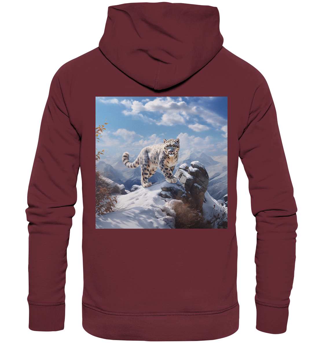 Snow Leopard - Organic Hoodie