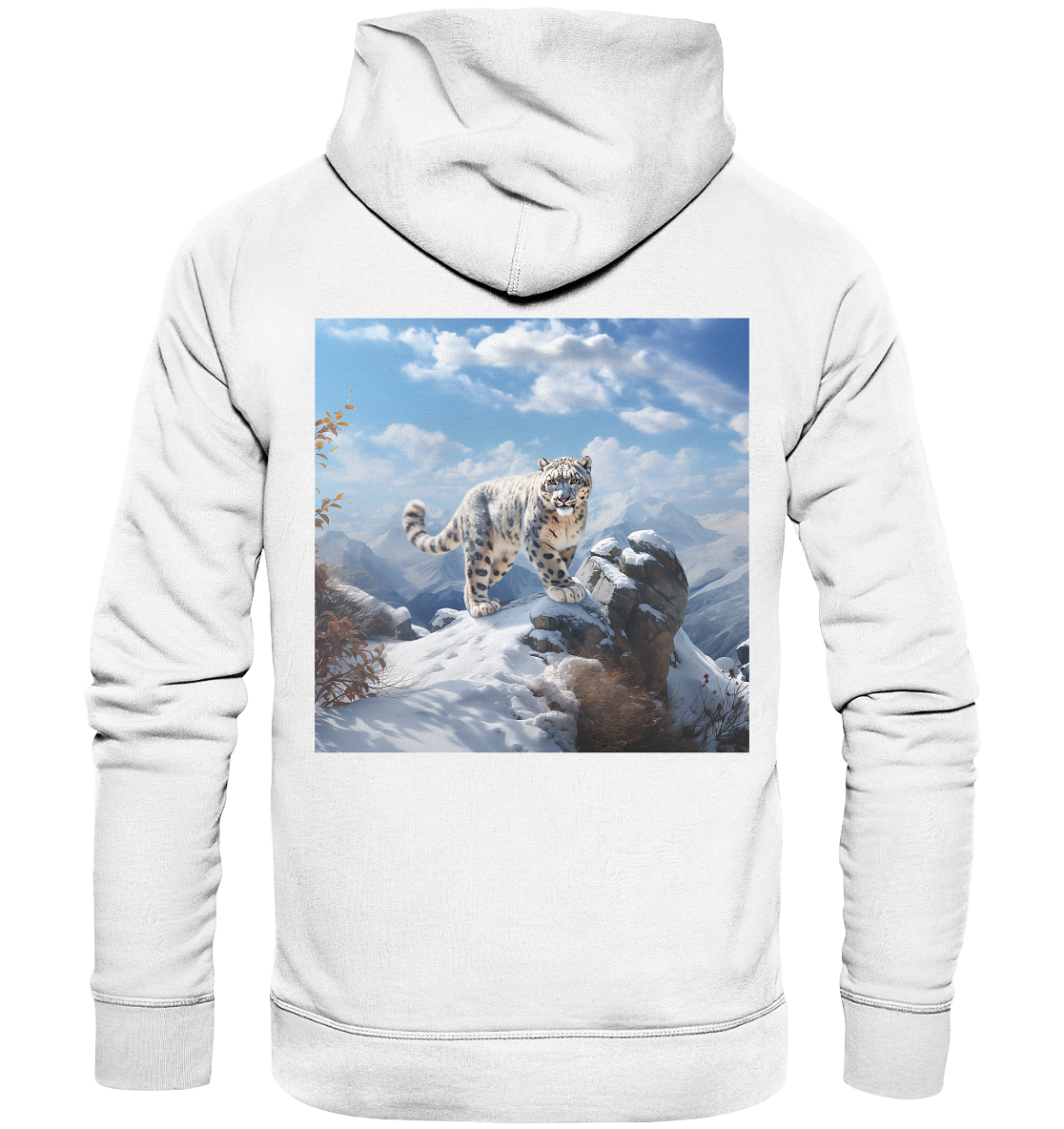 Snow Leopard - Organic Hoodie
