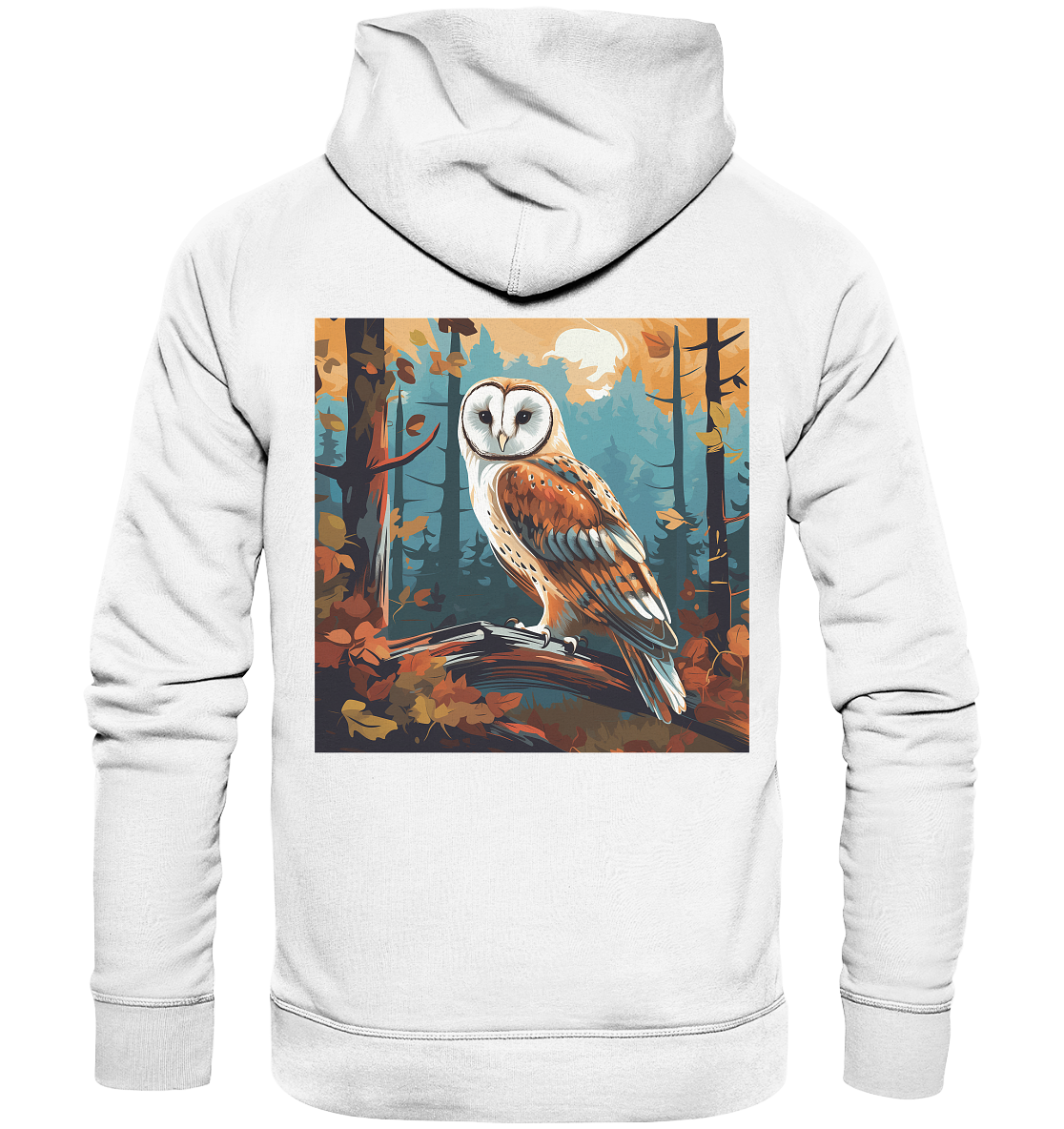 Barn owl - Organic Hoodie