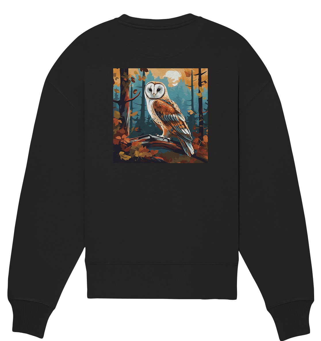 Barn owl - Organic Oversize Sweatshirt