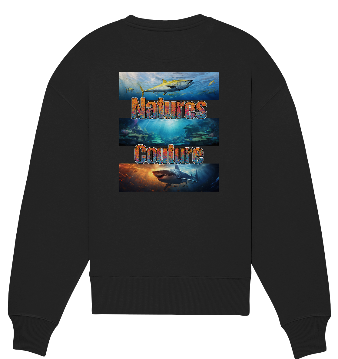 Ocean - Organic Oversize Sweatshirt