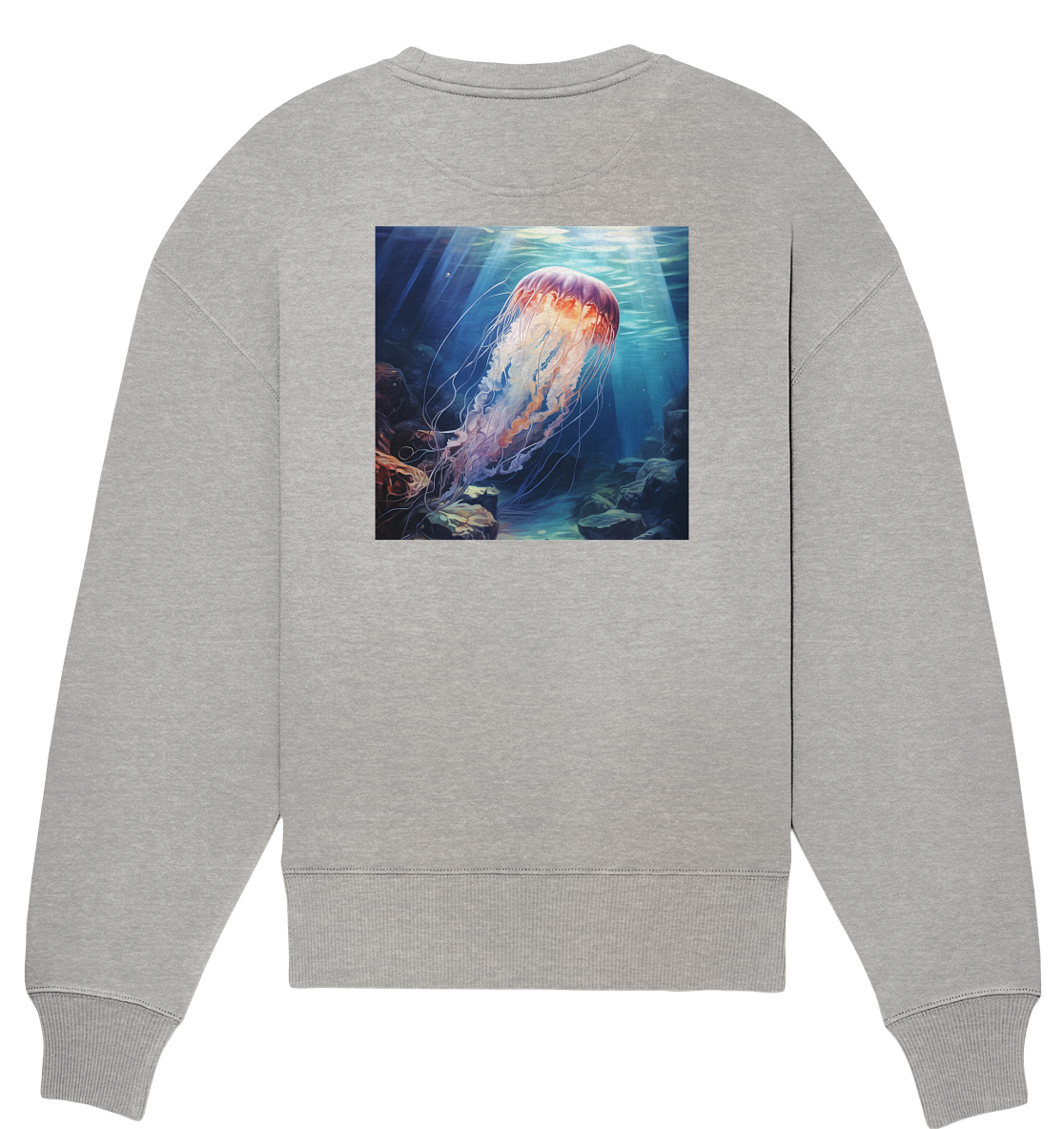 Jellyfish - Organic Oversize Sweatshirt