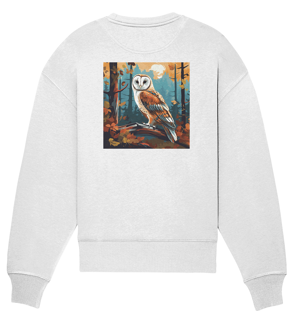 Barn owl - Organic Oversize Sweatshirt