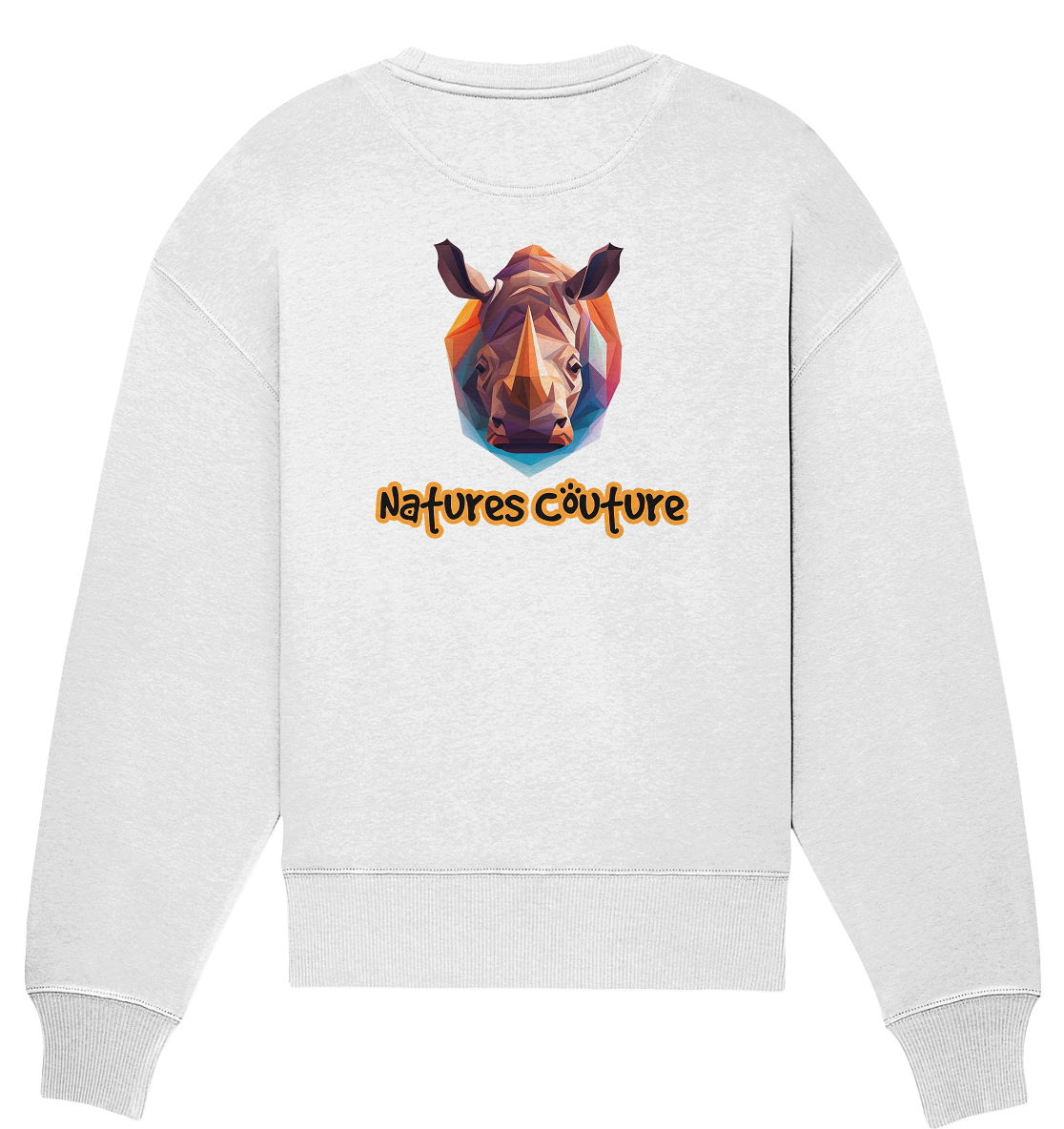 Logo Orange - Organic Oversize Sweatshirt