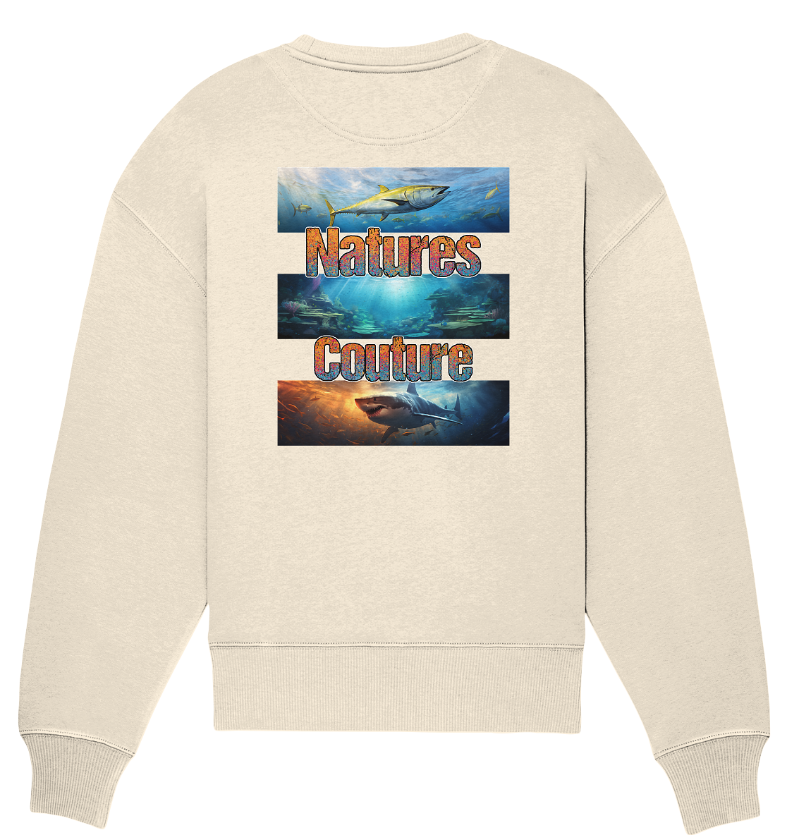 Ocean - Organic Oversize Sweatshirt