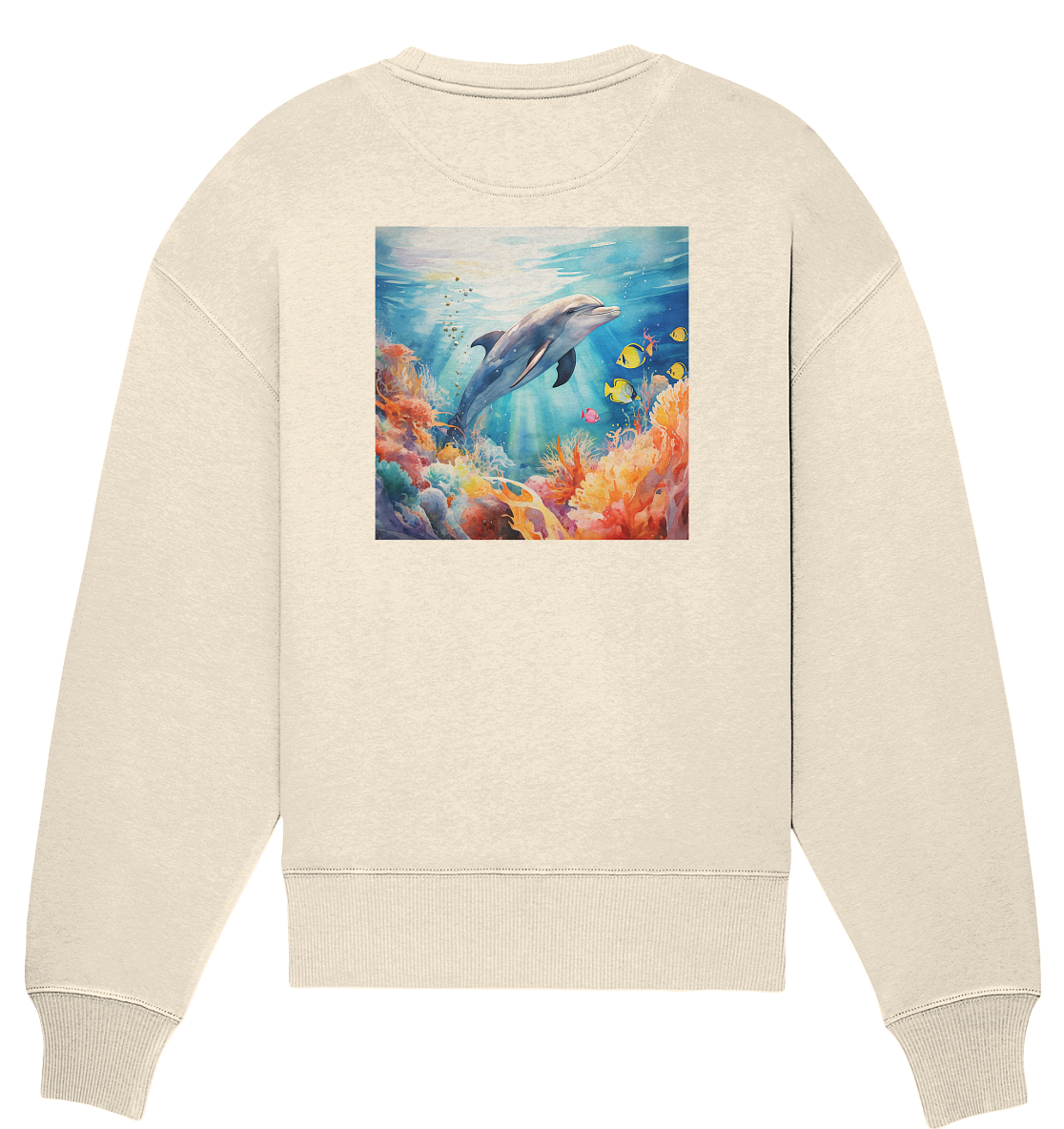 Dolphin - Organic Oversize Sweatshirt