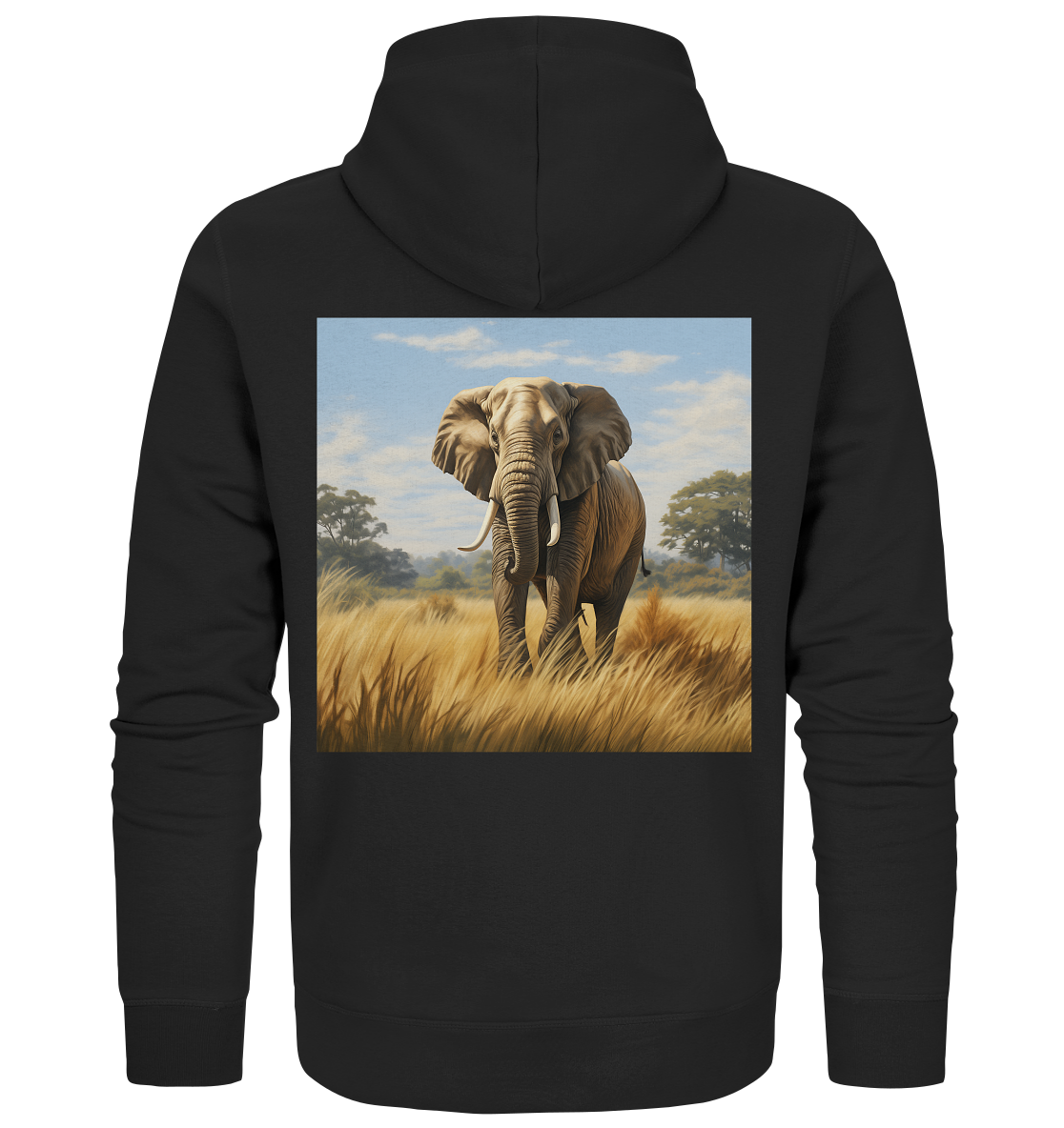 Elephant - Organic Zipper