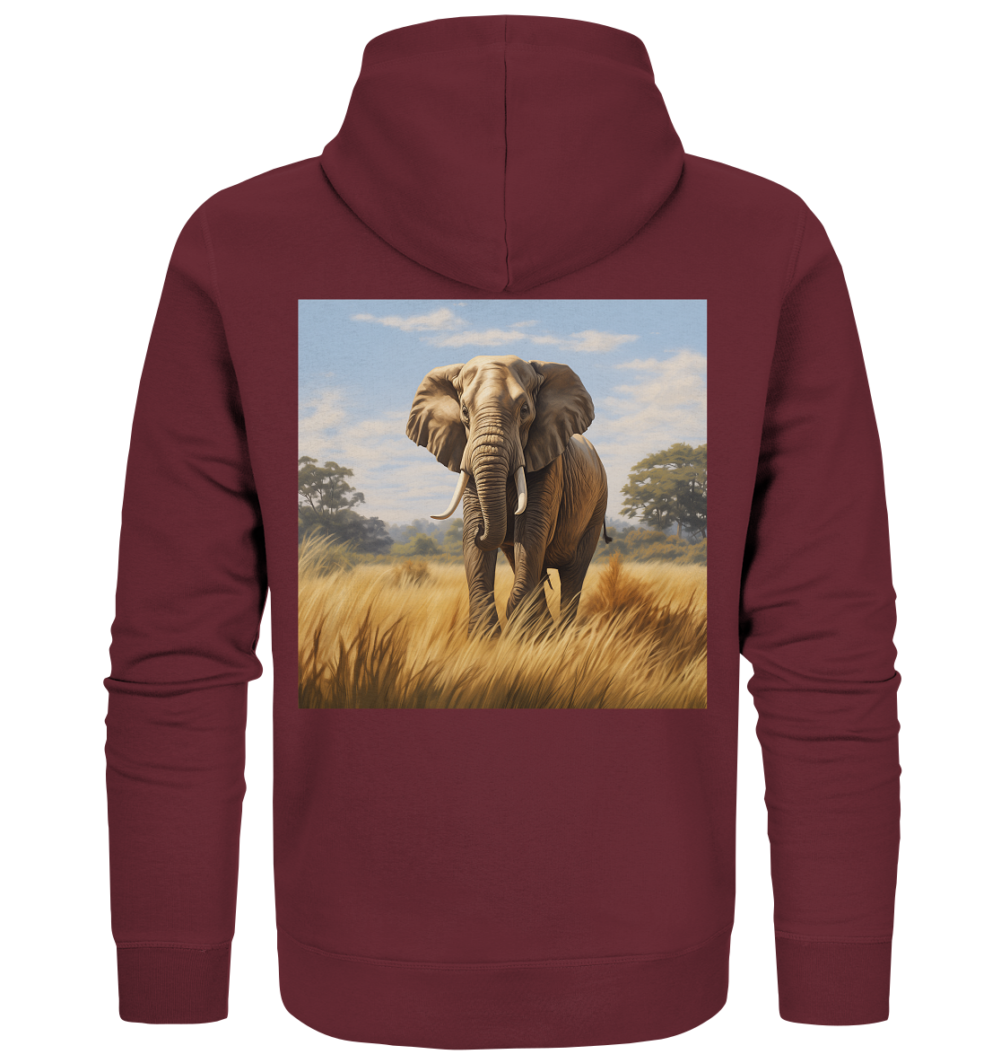 Elephant - Organic Zipper