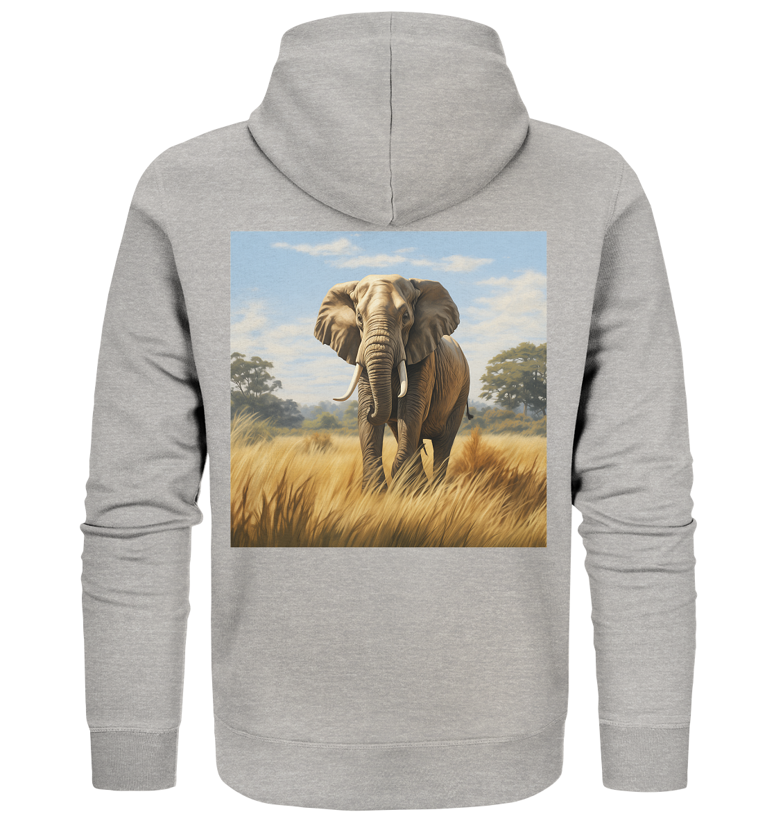Elephant - Organic Zipper