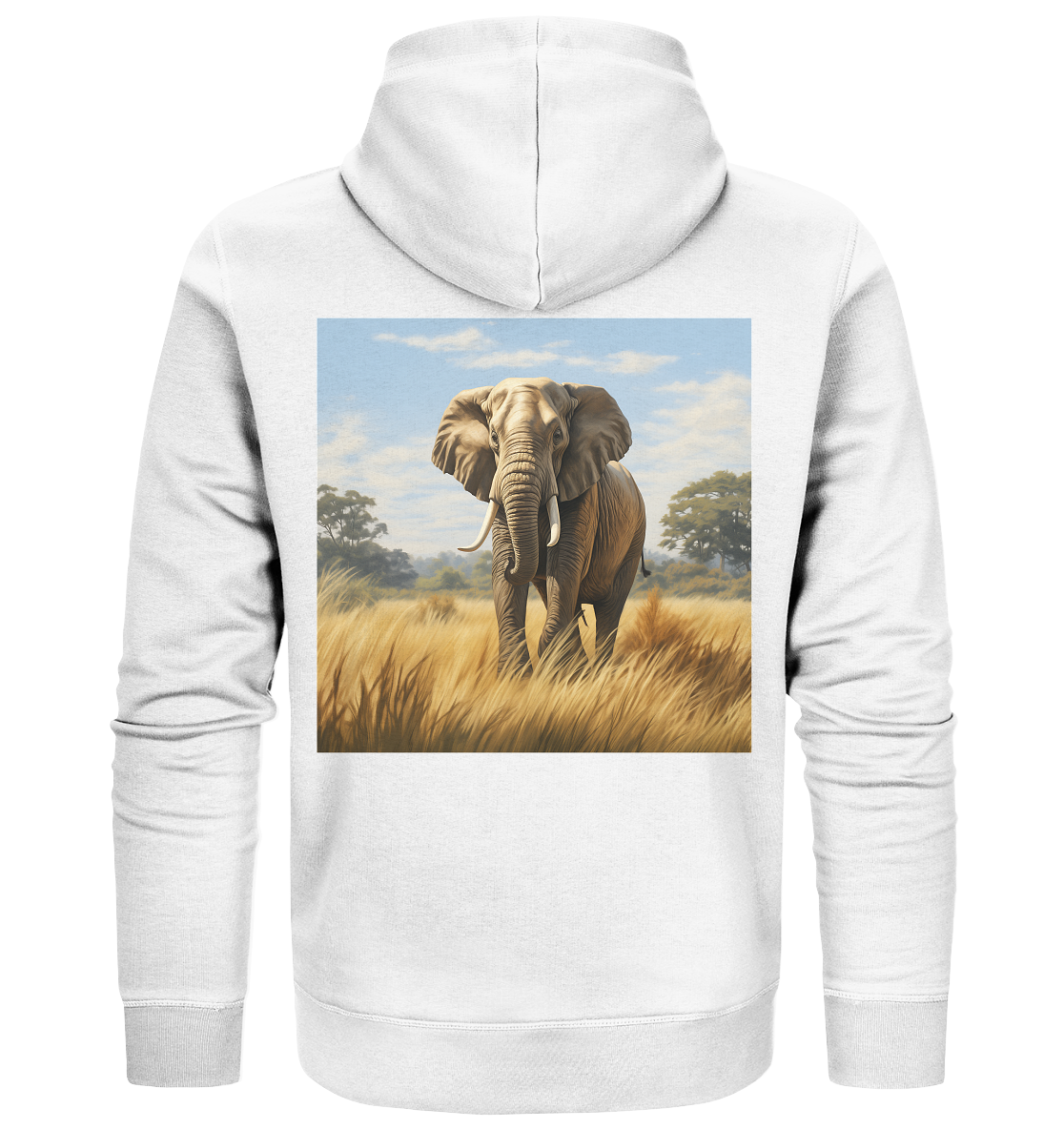 Elephant - Organic Zipper