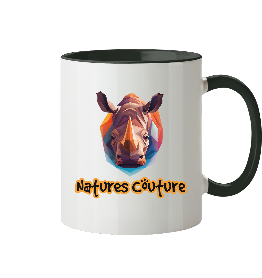 LogoRhino Orange Accessoires - Tasse zweifarbig