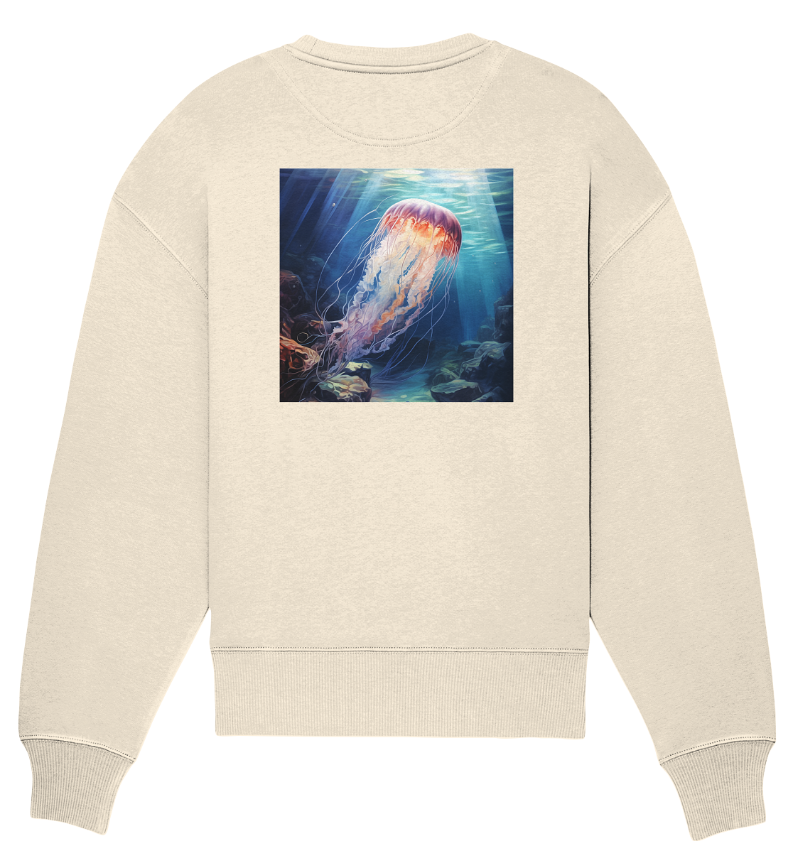 Jellyfish - Organic Oversize Sweatshirt